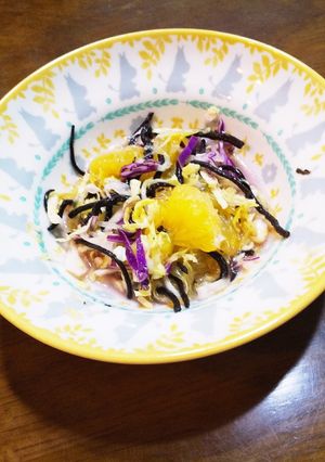 甘夏とひじきの春サラダ-レシピのメイン写真