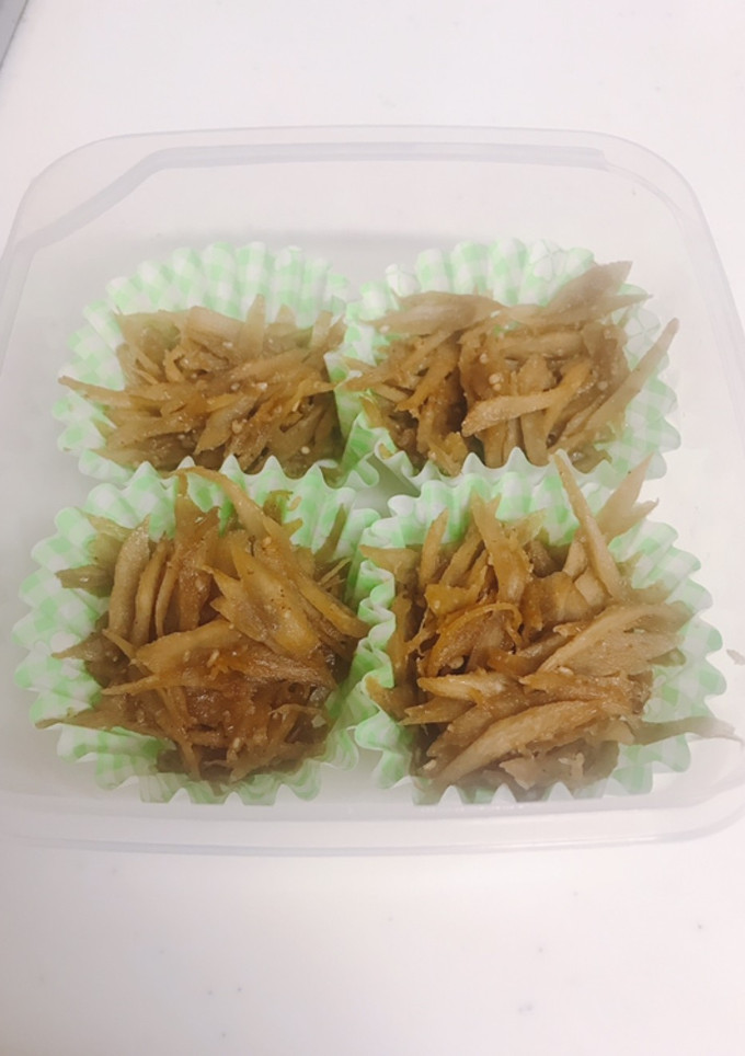 きんぴらごぼう（弁当用）-レシピのメイン写真