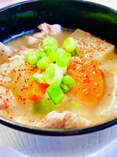 我が家の豚汁♡(豚こま味噌汁♡)-レシピのメイン写真