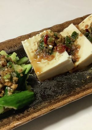 中華風ニンニクタレで冷奴-レシピのメイン写真