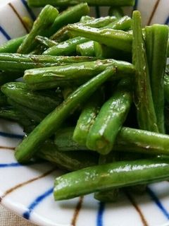 いんげんのにんにく炒め-レシピのメイン写真
