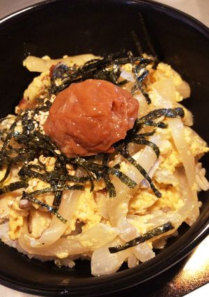 新玉ねぎの親子丼-レシピのメイン写真