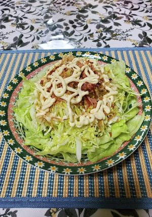 たっぷり春キャベツサラダ-レシピのメイン写真