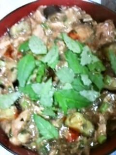 簡単!サバ麻婆茄子(丼)-レシピのメイン写真