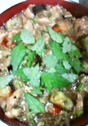 簡単！サバ麻婆茄子（丼）-レシピのメイン写真