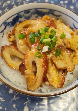 節約ランチ🌟ちくわと卵の甘辛丼-レシピのメイン写真