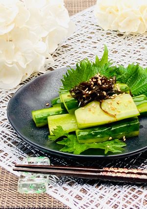 白だしと塩昆布で冷やしキュウリ-レシピのメイン写真