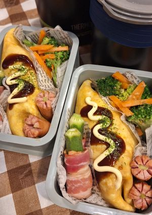 高１男子とパパの弁当241113-レシピのメイン写真