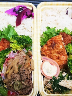 【夫婦弁当27】鮭フライとササミ胡麻和え-レシピのメイン写真