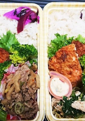 【夫婦弁当27】鮭フライとササミ胡麻和え-レシピのメイン写真