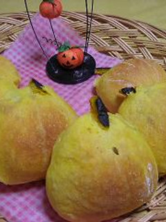 かぼちゃのパン ハロウィンバージョン☆彡-レシピのメイン写真
