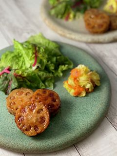 ☆れんこんのはさみ焼き☆-レシピのメイン写真