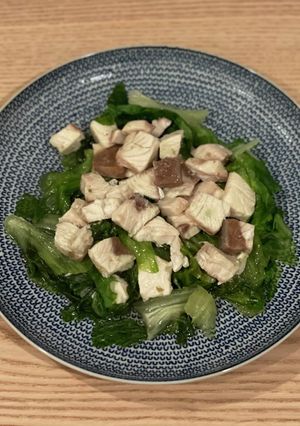 レンジで時短、レタスの大量消費-レシピのメイン写真