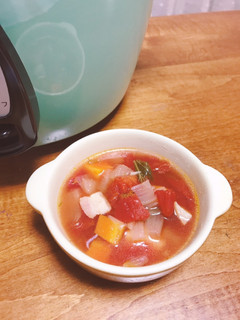 大同電鍋で☆野菜たっぷりミネストローネ-レシピのメイン写真
