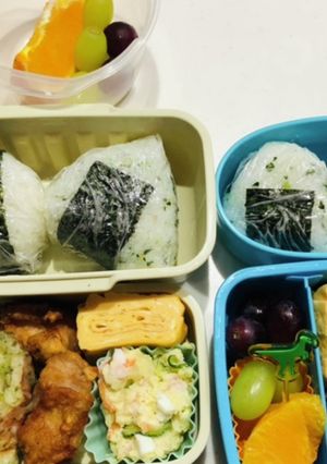 中学生•小学生お弁当きろく-レシピのメイン写真