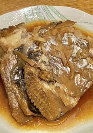 下処理で臭みなし・鮪のカマの煮付-レシピのメイン写真