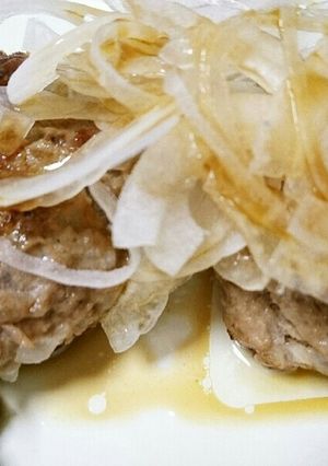 新玉ねぎハンバーグ-レシピのメイン写真