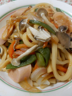 さっぱり梅酢で焼きうどん-レシピのメイン写真