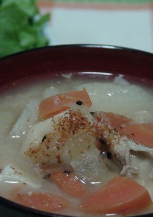 おすすめ♪ カンタン豚汁であったまろう♪-レシピのメイン写真