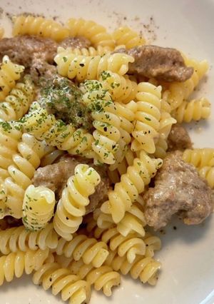 挽き肉のパスタ-レシピのメイン写真