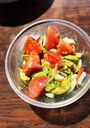 アボカドとトマトの減塩醤油和え-レシピのメイン写真