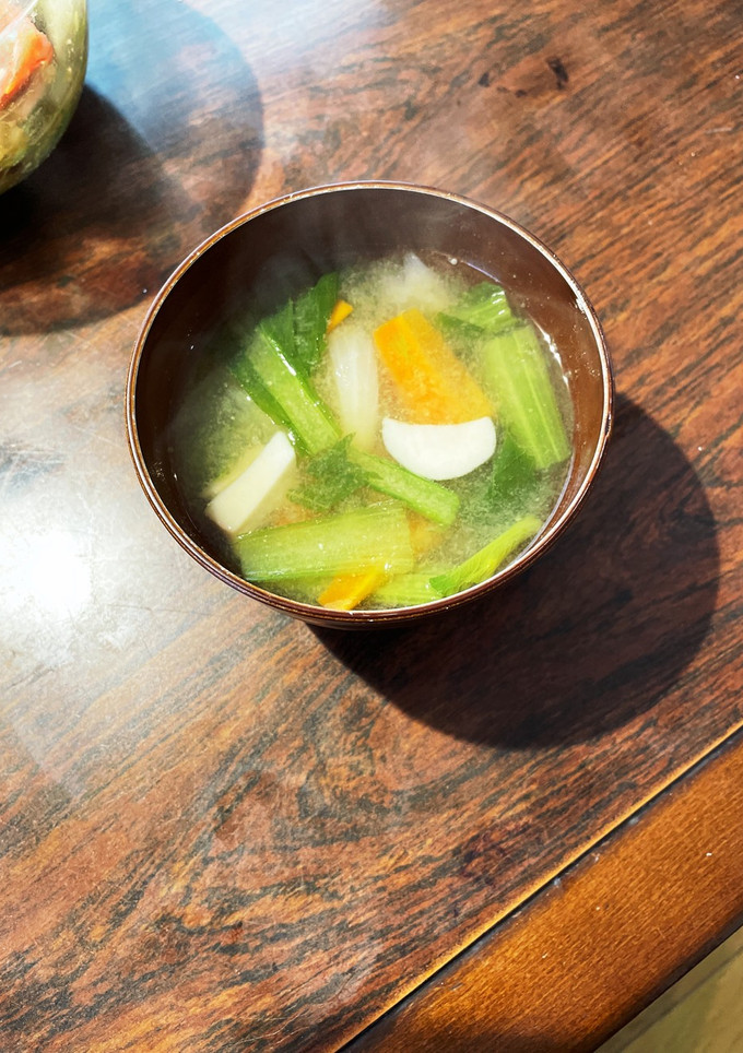 冬菜とエリンギの味噌汁-レシピのメイン写真