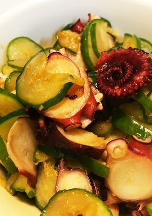 タコの酢の物-レシピのメイン写真