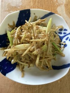 独活のきんぴら-レシピのメイン写真