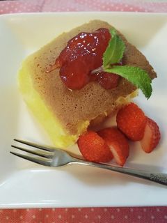 ふわふわスフレカステラ-レシピのメイン写真