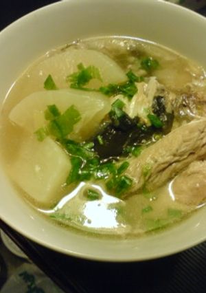 ねぎ塩味のブリアラ大根汁-レシピのメイン写真