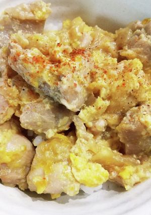 大人数用 フライパンで作る親子丼-レシピのメイン写真