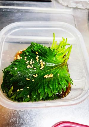 大葉　麺つゆ　漬け-レシピのメイン写真