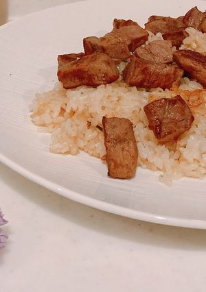 ステーキチャーハン-レシピのメイン写真