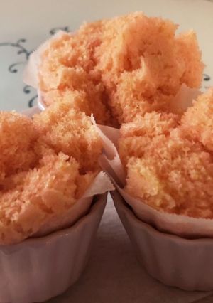 サクラ色が可愛い♡いちご蒸しパン-レシピのメイン写真