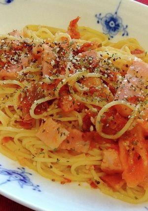 2種のトマトとベーコンのパスタ-レシピのメイン写真