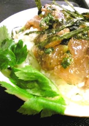 すりごまタップリ☆鯵の だし茶漬け-レシピのメイン写真