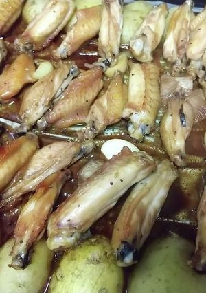 手羽のオーブン焼き-レシピのメイン写真
