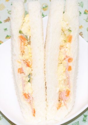 ベーコンとたまごのポテトサラダサンド-レシピのメイン写真