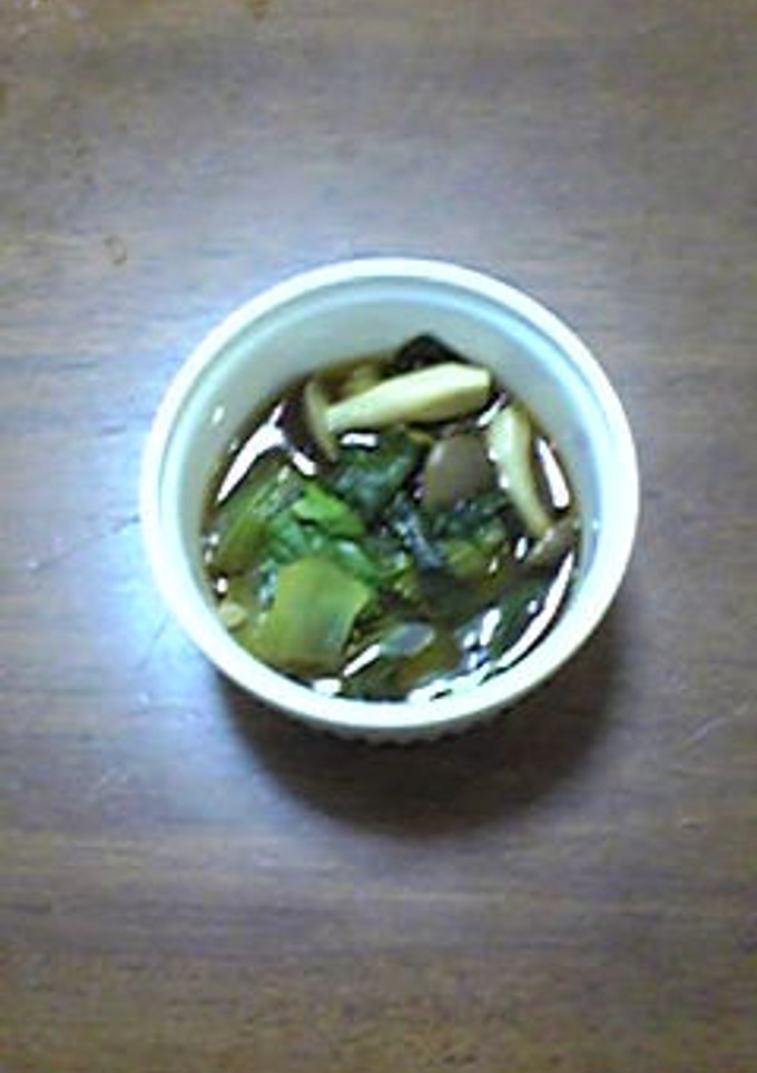 青梗菜、しめじの煮浸し-レシピのメイン写真
