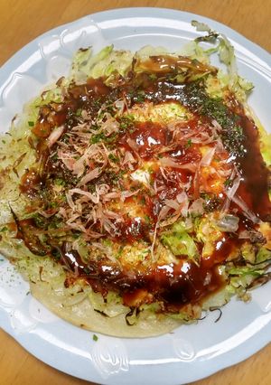 春キャベツで、子供も好きなキャベツ焼き♪-レシピのメイン写真
