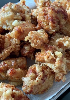鶏もも肉の唐揚げ〜各工程解説付き〜-レシピのメイン写真