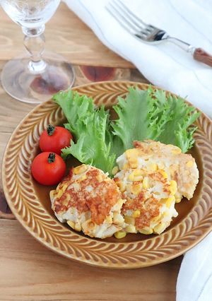 コーンとはんぺんのバター醤油チーズ焼き-レシピのメイン写真