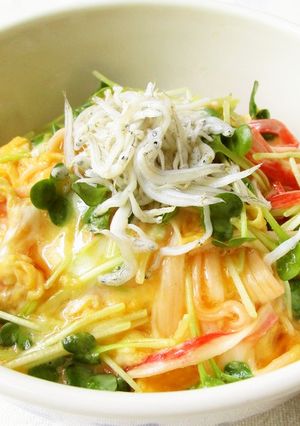 ポン酢でしらすの半熟TKG-レシピのメイン写真