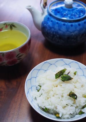 春〜初夏の香り♪煎りアスパラガスご飯♪-レシピのメイン写真