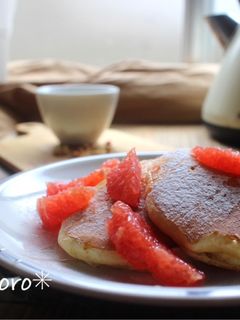 mミックス粉deチーズケーキ風パンケーキ-レシピのメイン写真