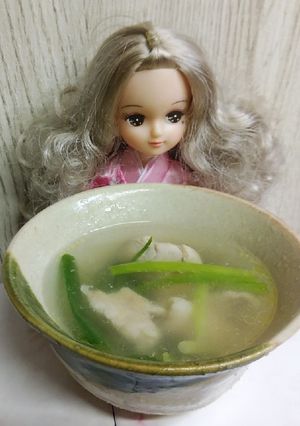 リカちゃん♡茹で鶏中華スープ*.❁-レシピのメイン写真