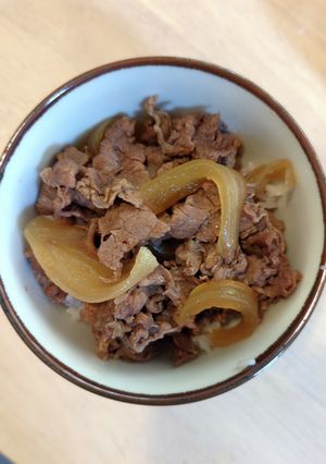 牛丼　子供もおいしく食べられる♪-レシピのメイン写真