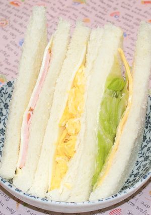 3種のチーズサンド-レシピのメイン写真