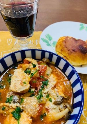 チキンのトマト煮-レシピのメイン写真