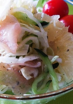 作り置き!日向夏×コールスローサラダ-レシピのメイン写真